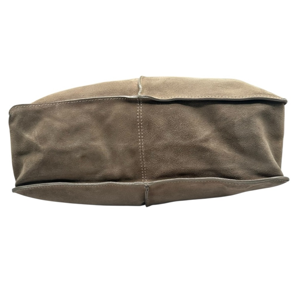 SOLD - Rosetti taupe suede studded hobo handbag, suede - Picture 7 of 15